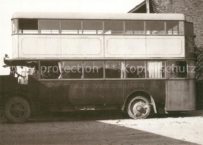 Autobus Omnibus Doppledecker Wiesbaden