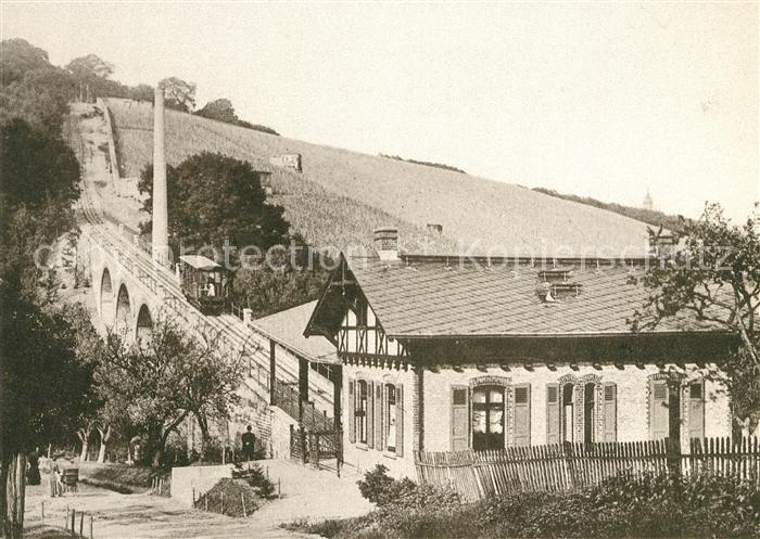 Nerobergbahn Bergbahnstrasse Weinberg um 1900 Wiesbaden