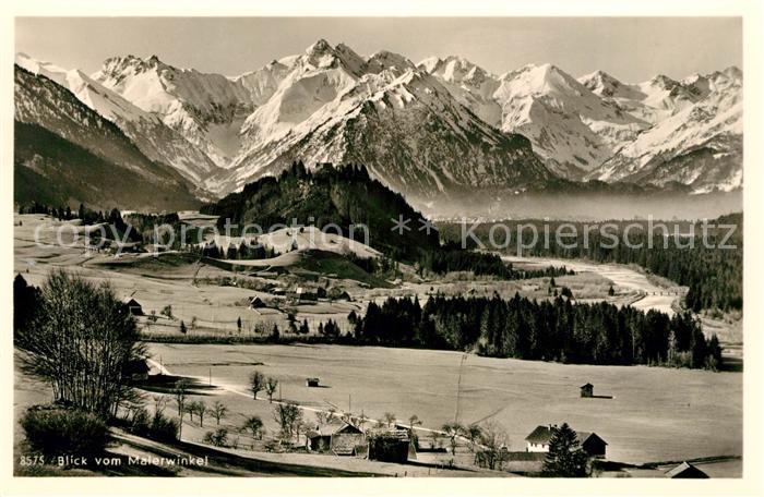 Altstaedten Allgaeu Blick vom Malerwinkel
