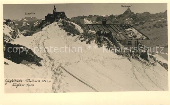 Nebelhorn Gipfelhuette Zugspitze