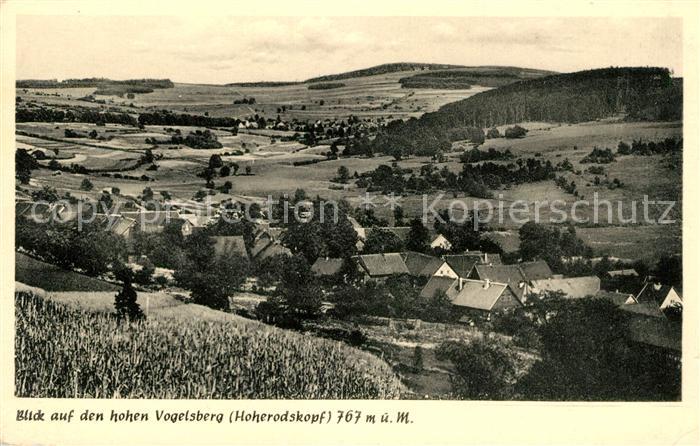 Hoherodskopf mit Vogelsberg