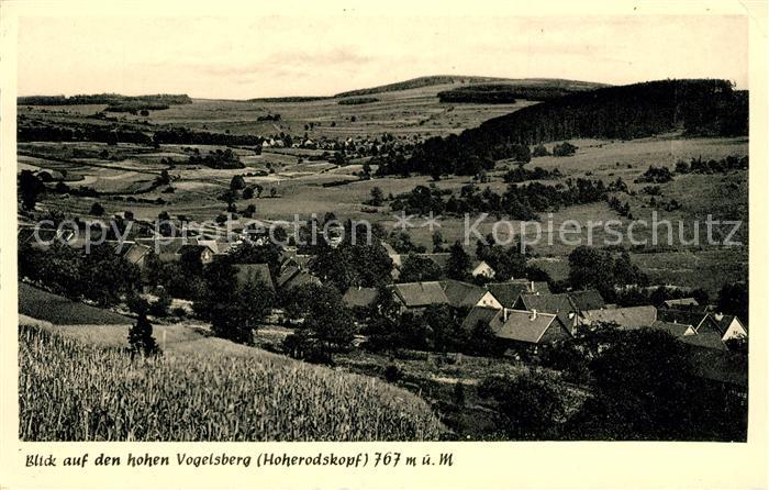 Hoherodskopf mit Vogelsberg