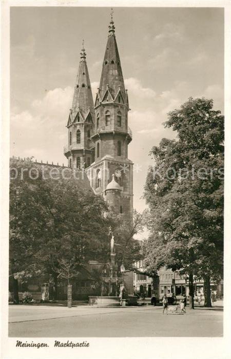 Meiningen Thueringen Marktpartie