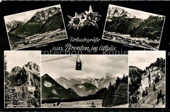 Pfronten Ostallgaeu Bayern Fliegeraufnahmen Breitenberg-Bahn