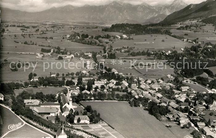 Pfronten Ostallgaeu Bayern Fliegeraufnahme