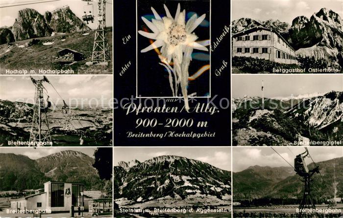 Pfronten Ostallgaeu Bayern Hochalpbahn Breitenbergbahn Steinach Aggenstein Bergg