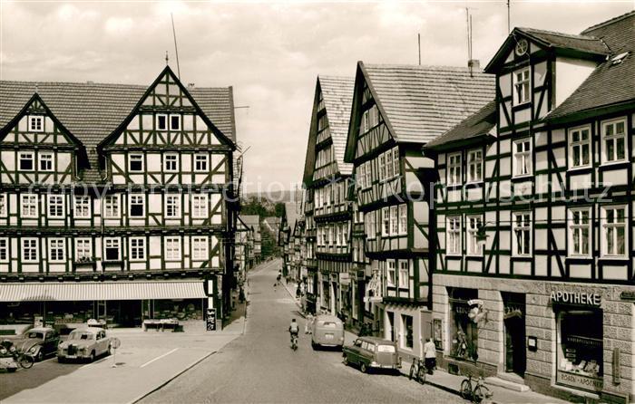 Melsungen Fulda Brueckenstrasse Fachwerk