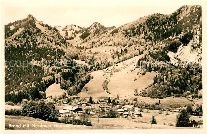 Brand Ruhpolding mit Nesslauer Haaralmschneid