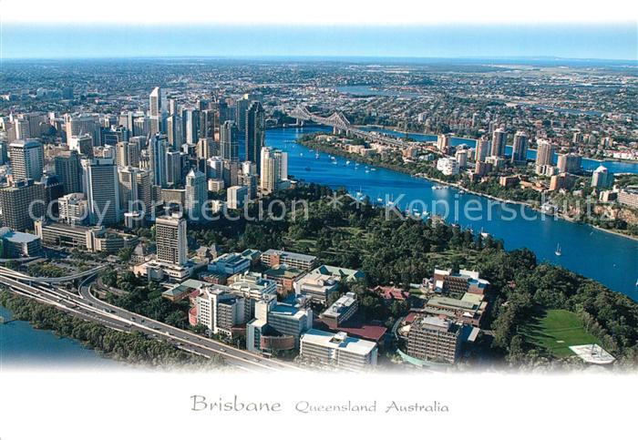 Brisbane Queensland Fliegeraufnahme Skyline