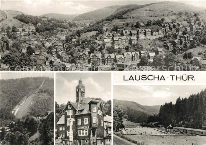 Lauscha Fliegeraufnahme Freibad