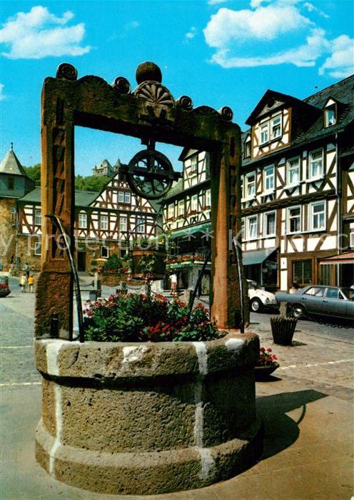 Braunfels Brunnen Marktplatz Fachwerk