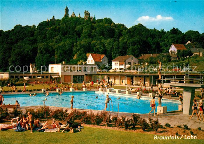 Braunfels Freibad mit Schloss