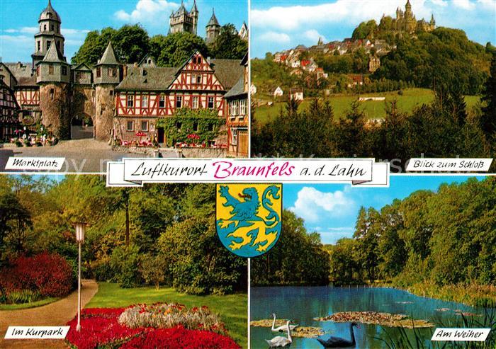 Braunfels Marktplatz Schloss Weiher Kurpark