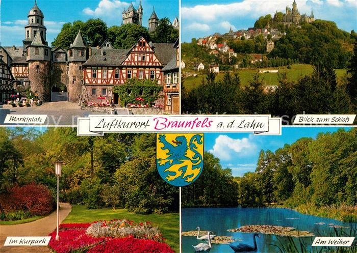 Braunfels Marktplatz Schloss Weiher Kurpark