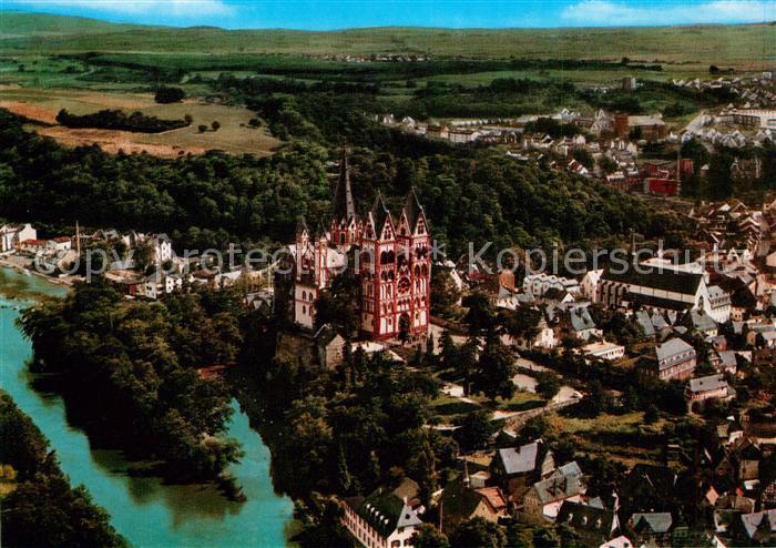 Limburg Lahn Fliegeraufnahme Lahnpartie mit Dom