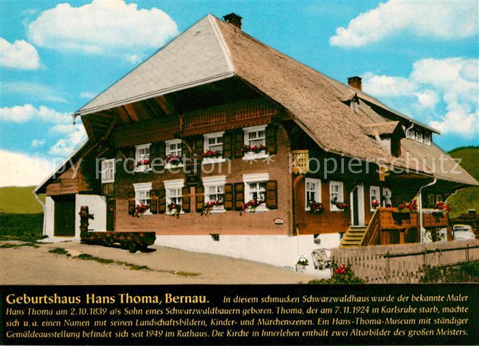 Bernau Schwarzwald Geburtshaus Hans Thoma