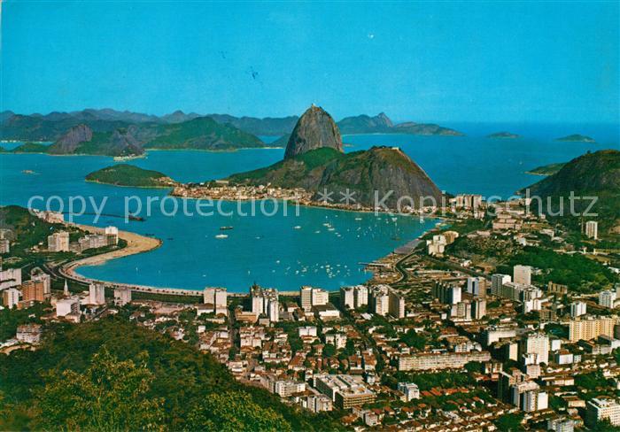 Rio de Janeiro Fliegeraufnahme Suger Loaf Zuckerhut