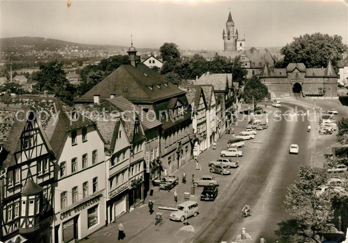 Friedberg Hessen Kaiserstrasse mit Bad-Nauheim