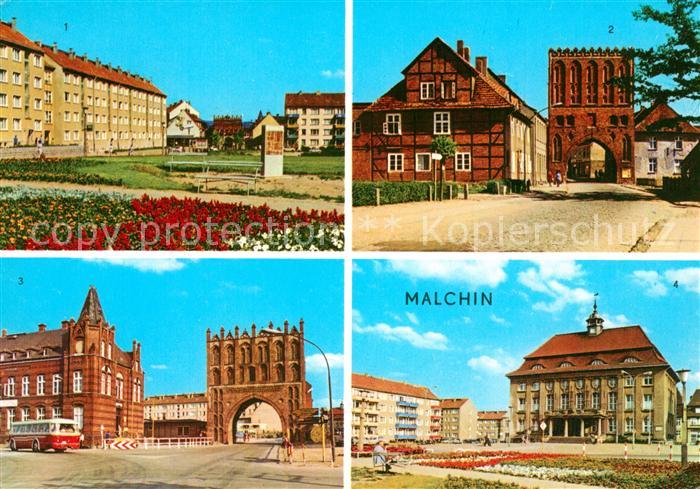 Malchin Demmin Karl-Dressel-Strasse Steintor Kalensches-Tor Rathaus