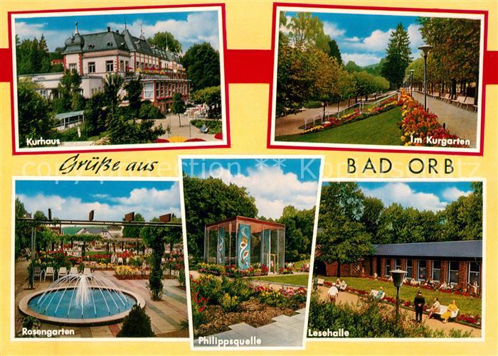 Bad Orb Kurhaus Kurgarten Lesehalle Philippsquelle Rosengarten