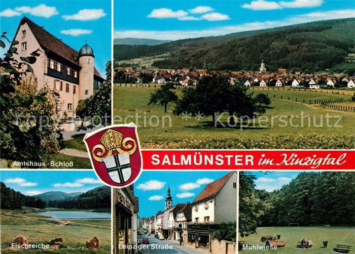 Salmuenster Bad Soden Amtshaus Schloss Fischteiche Leipziger-Strasse Muehlwiese