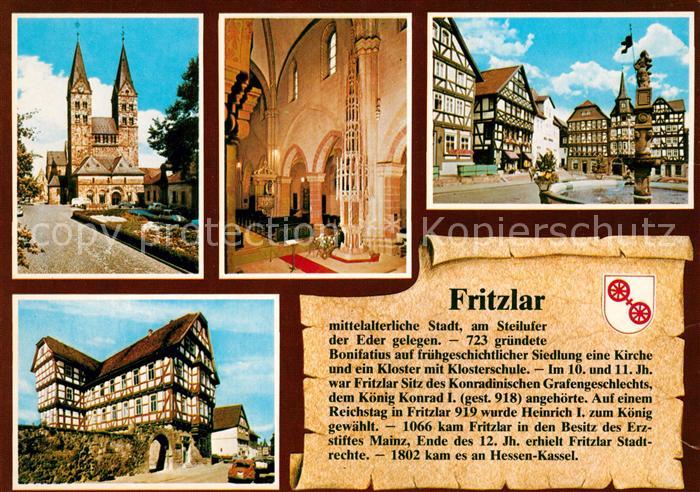 Fritzlar Kirche Fachwerk