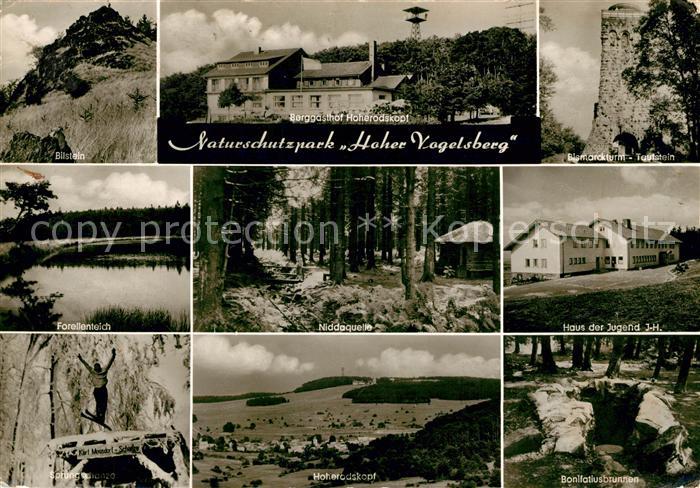 Hoherodskopf Bismarckturm Taufstein Bilstein