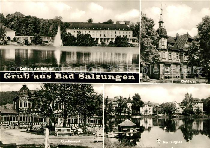 Bad Salzungen Kurhaus am Burgsee Klubhaus Gradierwerk