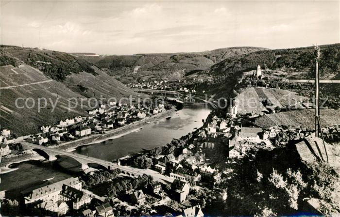 Cochem Mosel Panorama mit Pinnerkreuz