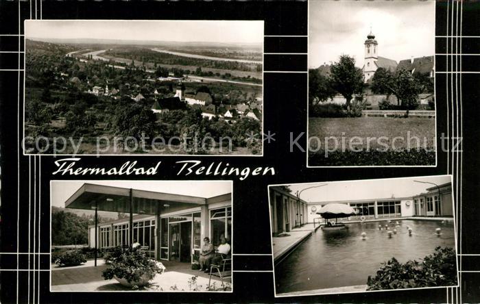 Bad Bellingen Panorama Kirche Kurhaus Schwimmbad