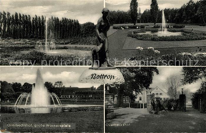 Bottrop Stadtgarten Overbeckshof grosse Wasserspiele