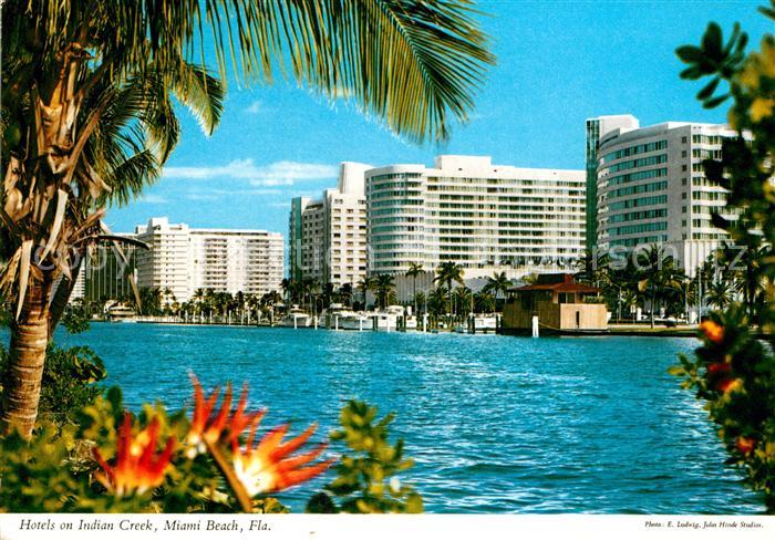 Miami Beach Hotels ond Indian Creek