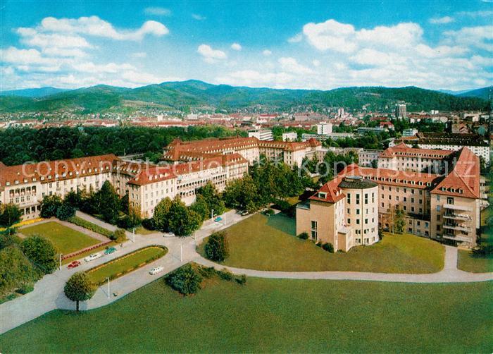 Freiburg Breisgau Gesamtansicht der Universitaets Kliniken