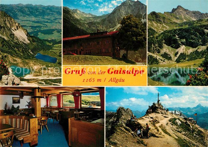 Gaisalpe Bergseen Berggasthaus Gipfelkreuz