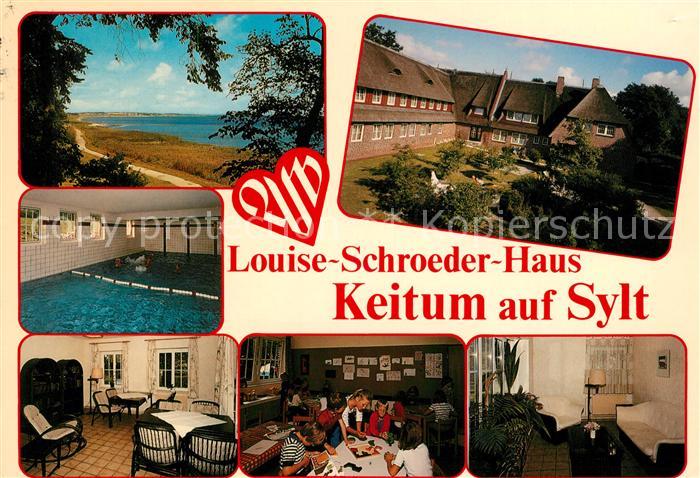 Keitum Sylt Louise Schroeder Haus Strand Hallenbad Spielzimmer Aufenthaltsraum