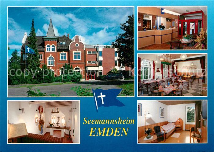 Emden Ostfriesland Seemannsheim Rezeption Gastraum Hauskapelle