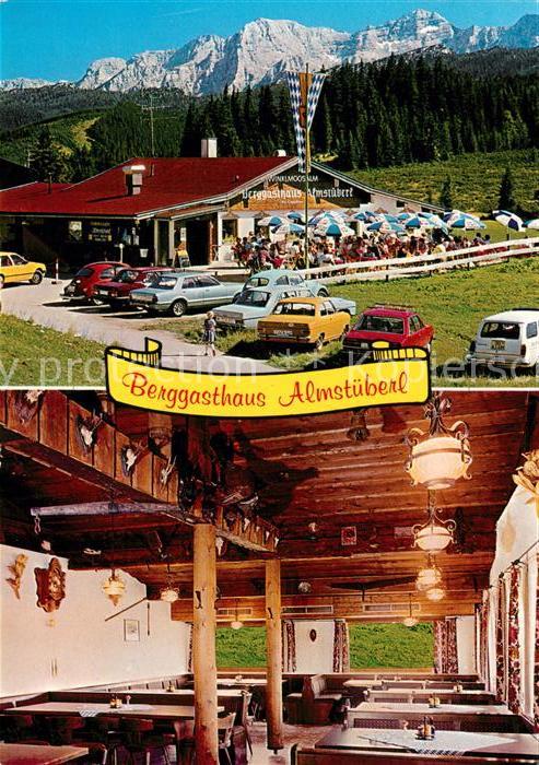 Winkelmoos Winklmoos Berggasthaus Almstueberl Gastraum