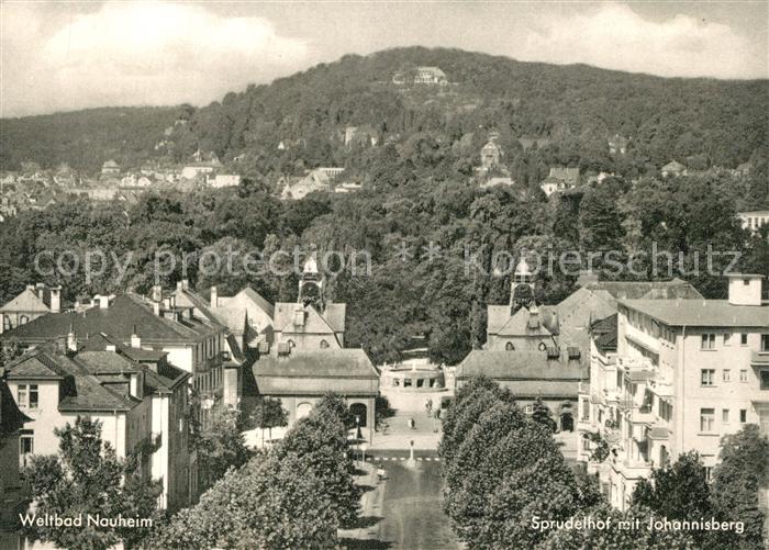 Bad Nauheim Sprudelhof mit Johannisberg