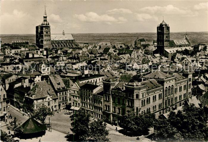 Stralsund Mecklenburg Vorpommern Stadtblick