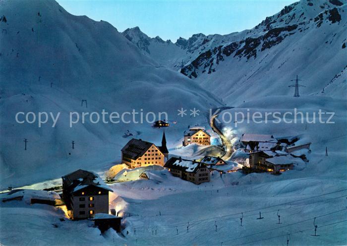 St Christoph Arlberg bei Nacht