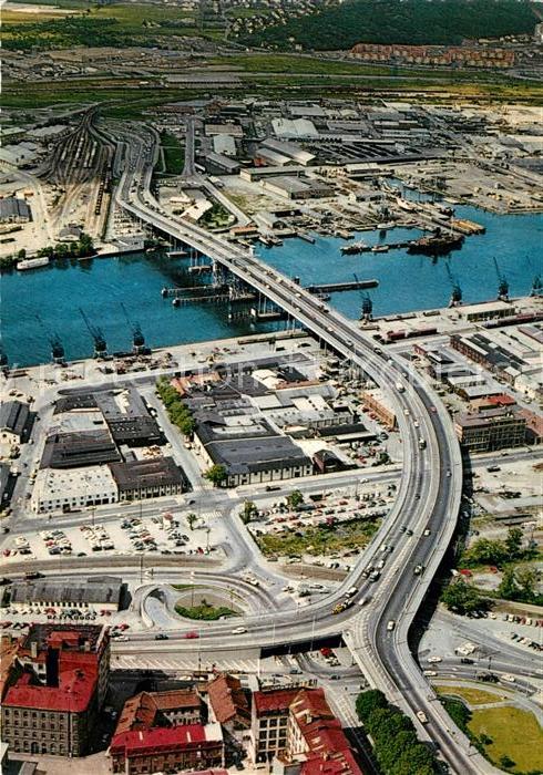Goeteborg Goetaaelvbron Fliegeraufnahme