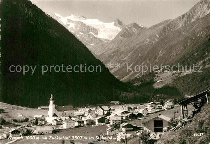 Neustift Stubaital Tirol mit Zuckerhuetl