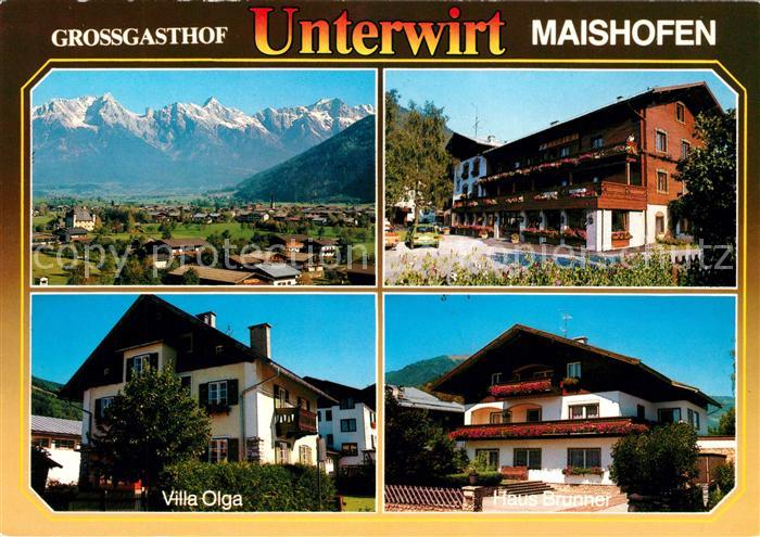 Maishofen Panorama Gasthof Unterwirt Villa Olga Haus Brunner