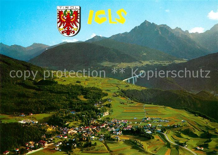 Igls Tirol Fliegeraufnahme mit Europabruecke