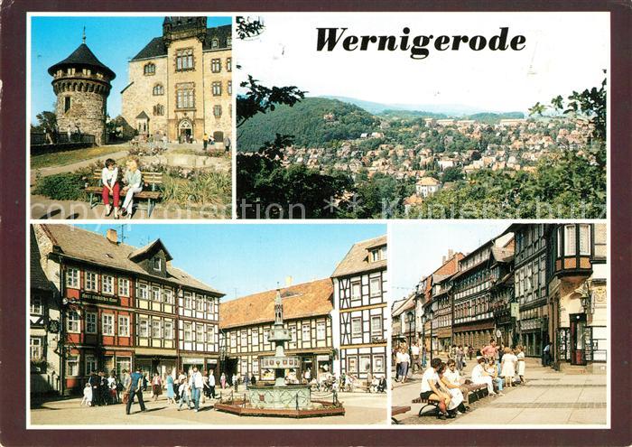 Wernigerode Harz Schloss Wernigerode OT Hasserode Markt Breite Strasse
