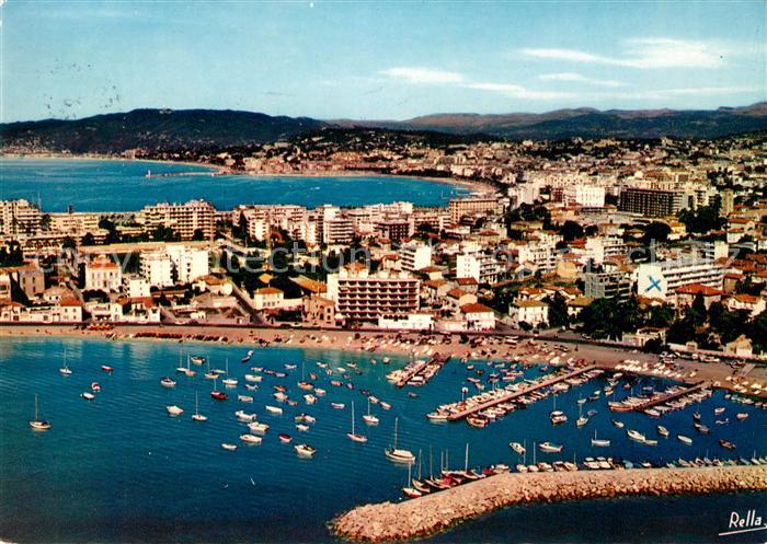Cannes Alpes-Maritimes Port et la Plage du Mourer Rouge La Pointe du Palm Beach