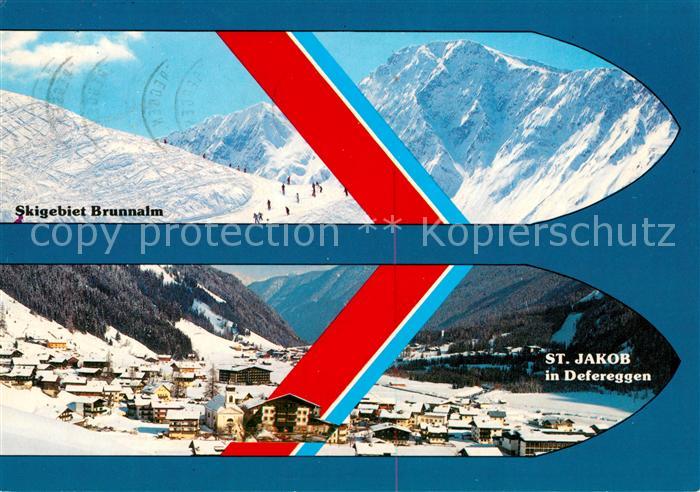 St Jakob Defereggen Skigebiet Brunnalm Ortsansicht