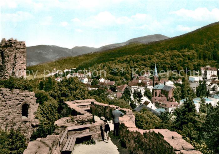 Badenweiler Blick von der Burgruine