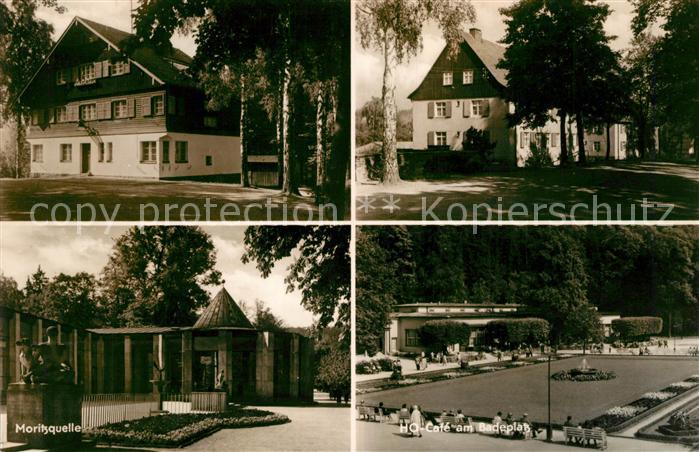 Bad Elster Haus Voelkerfreundschaft Moritzquelle HO Cafe am Badeplatz