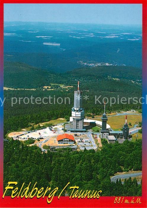 Feldberg Taunus Feldberghaus Sendetuerme Fliegeraufnahme